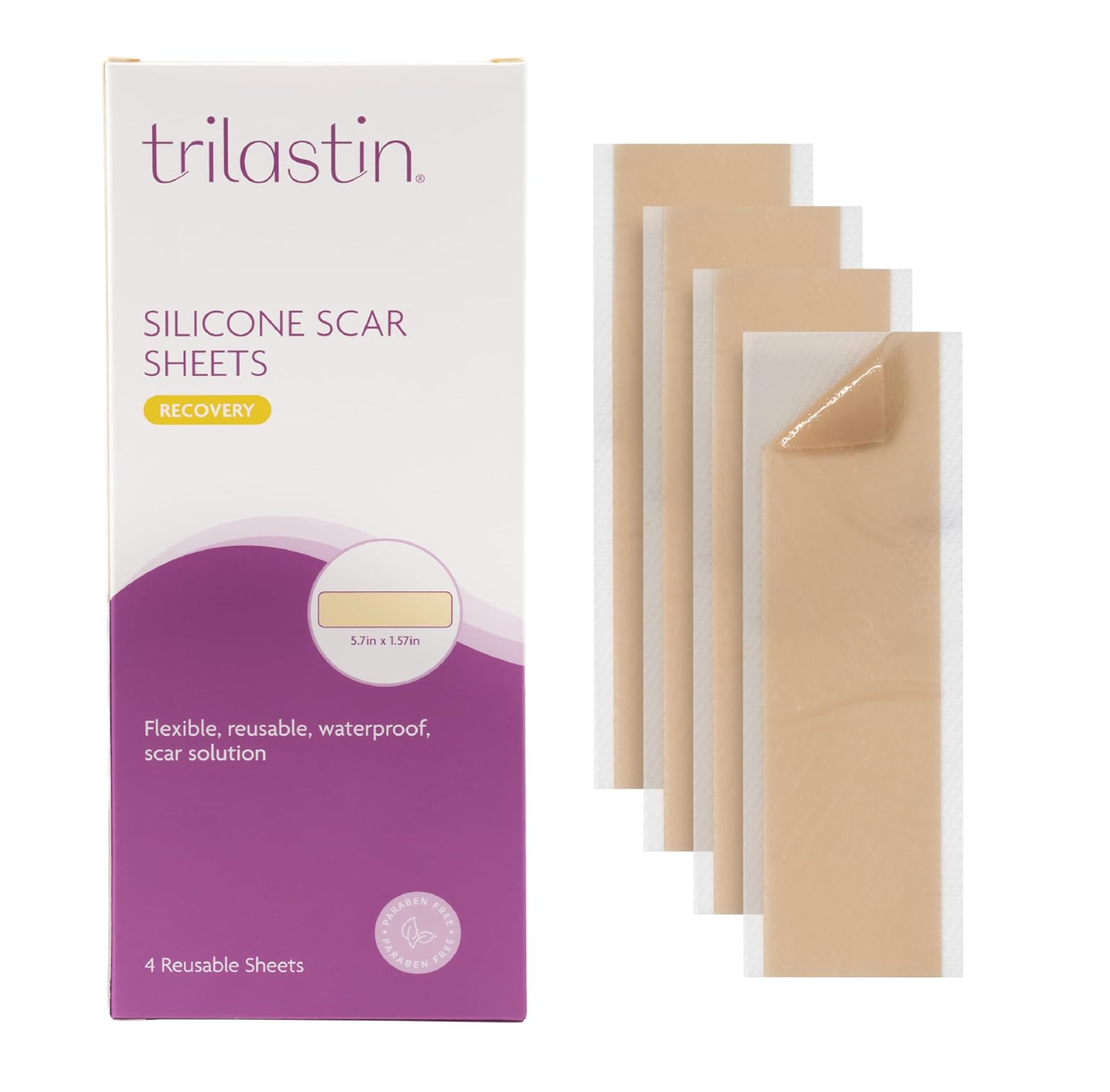 Trilastin Silicone Scar Sheets