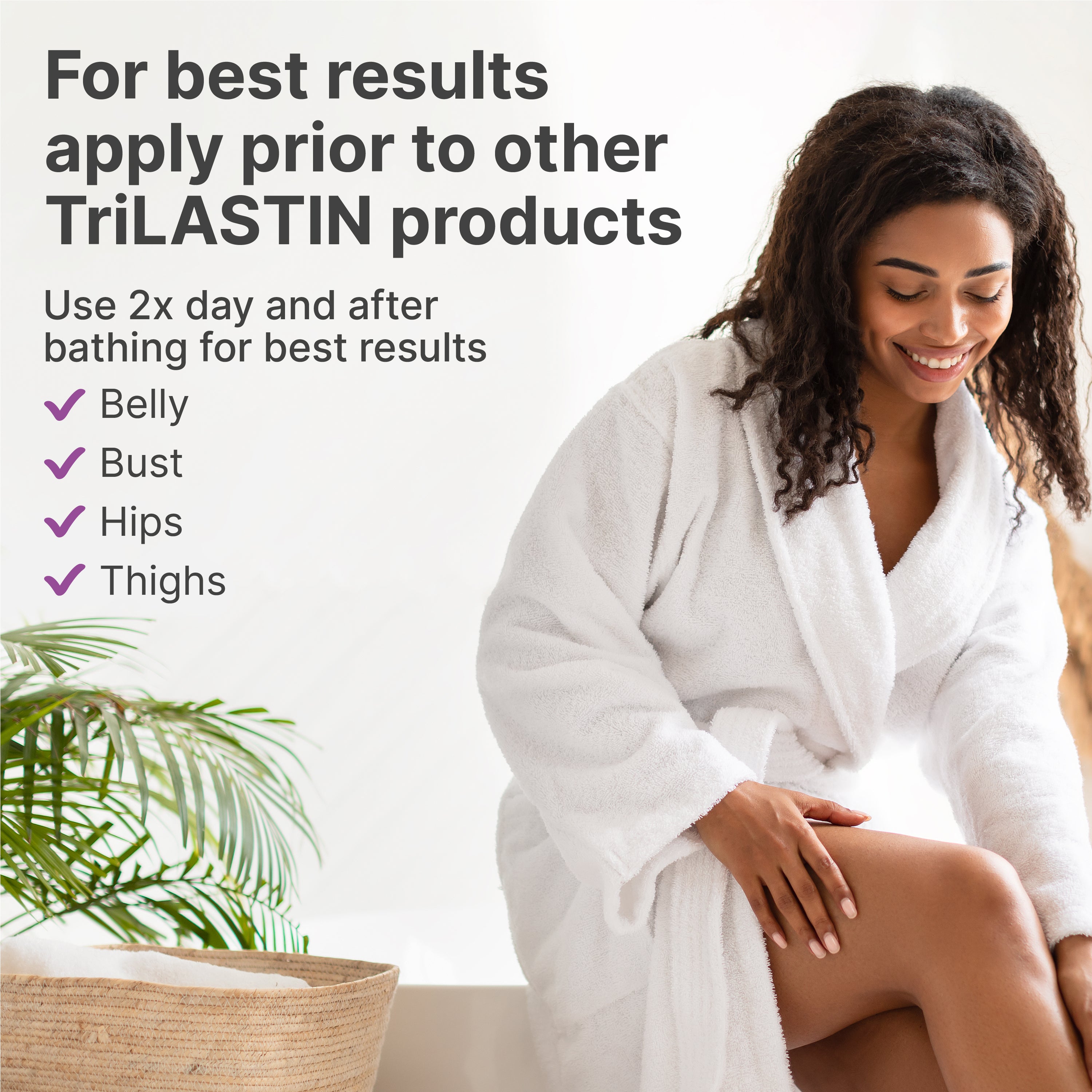 TriLASTIN Stretch Mark Prevention Hydration Duo - 3 month supply - TriLASTIN