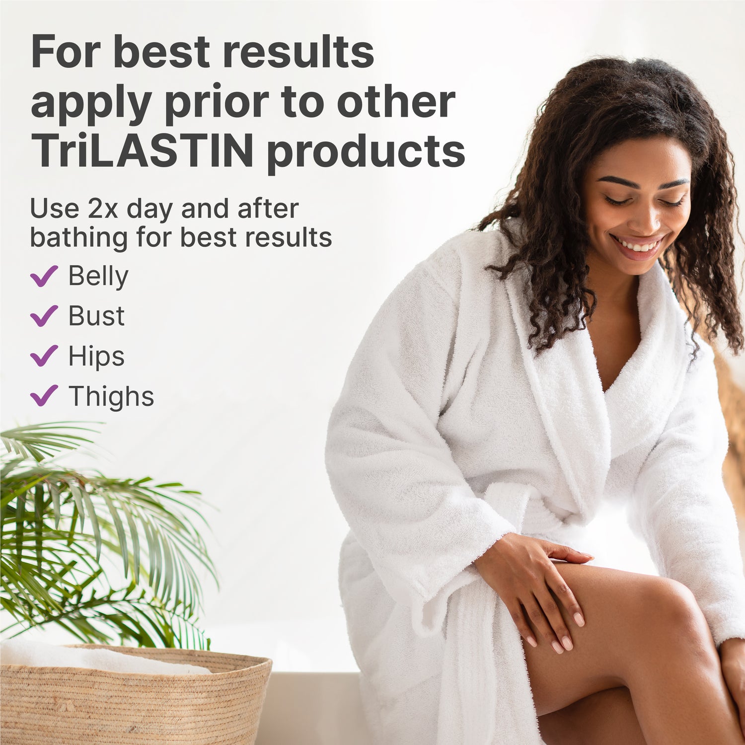 TriLASTIN Maternity Stretch Mark Prevention Trio - Cream, Oil, Serum - TriLASTIN