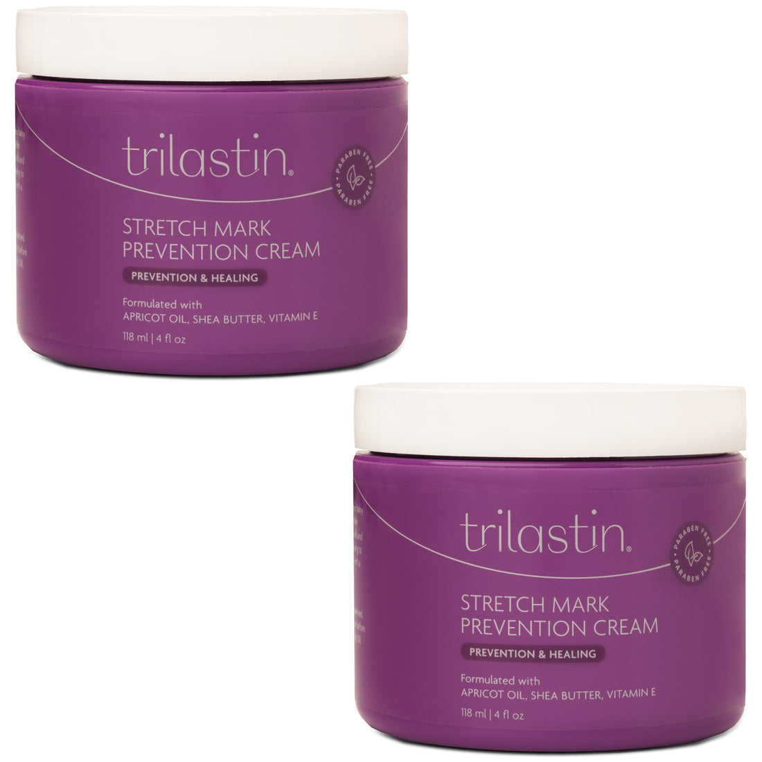 TriLASTIN Maternity Stretch Mark Prevention Cream - 2-pack