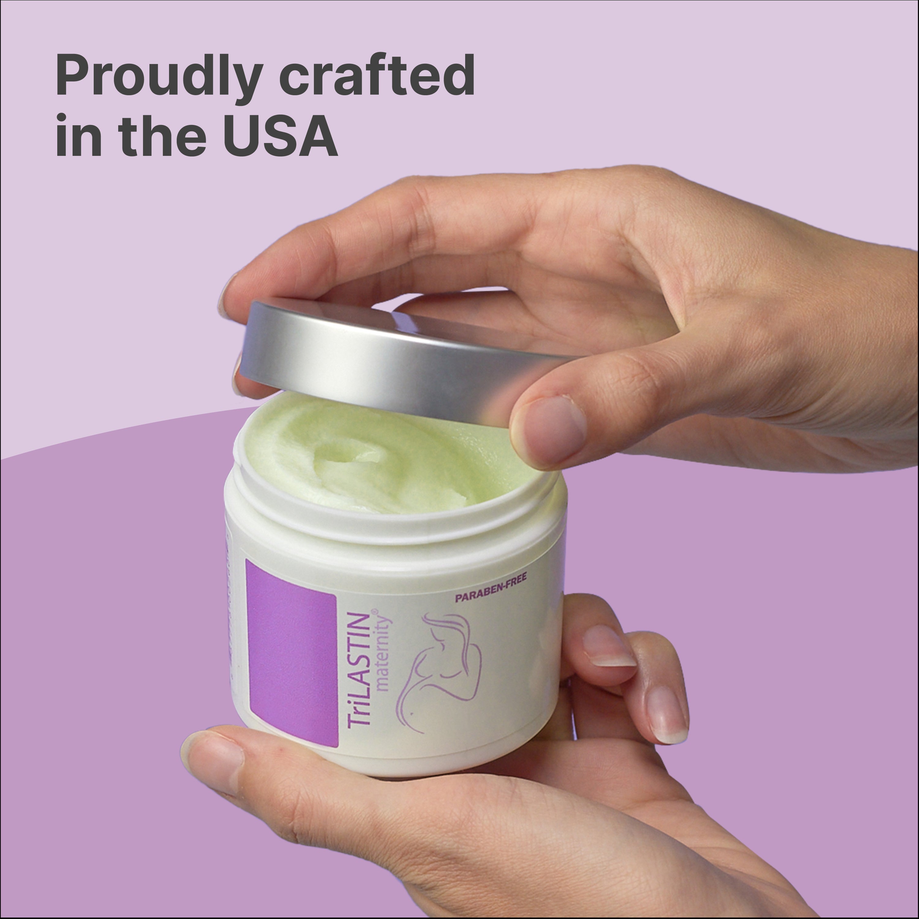 TriLASTIN Maternity Stretch Mark Prevention Cream - Trimester 3-pack - TriLASTIN