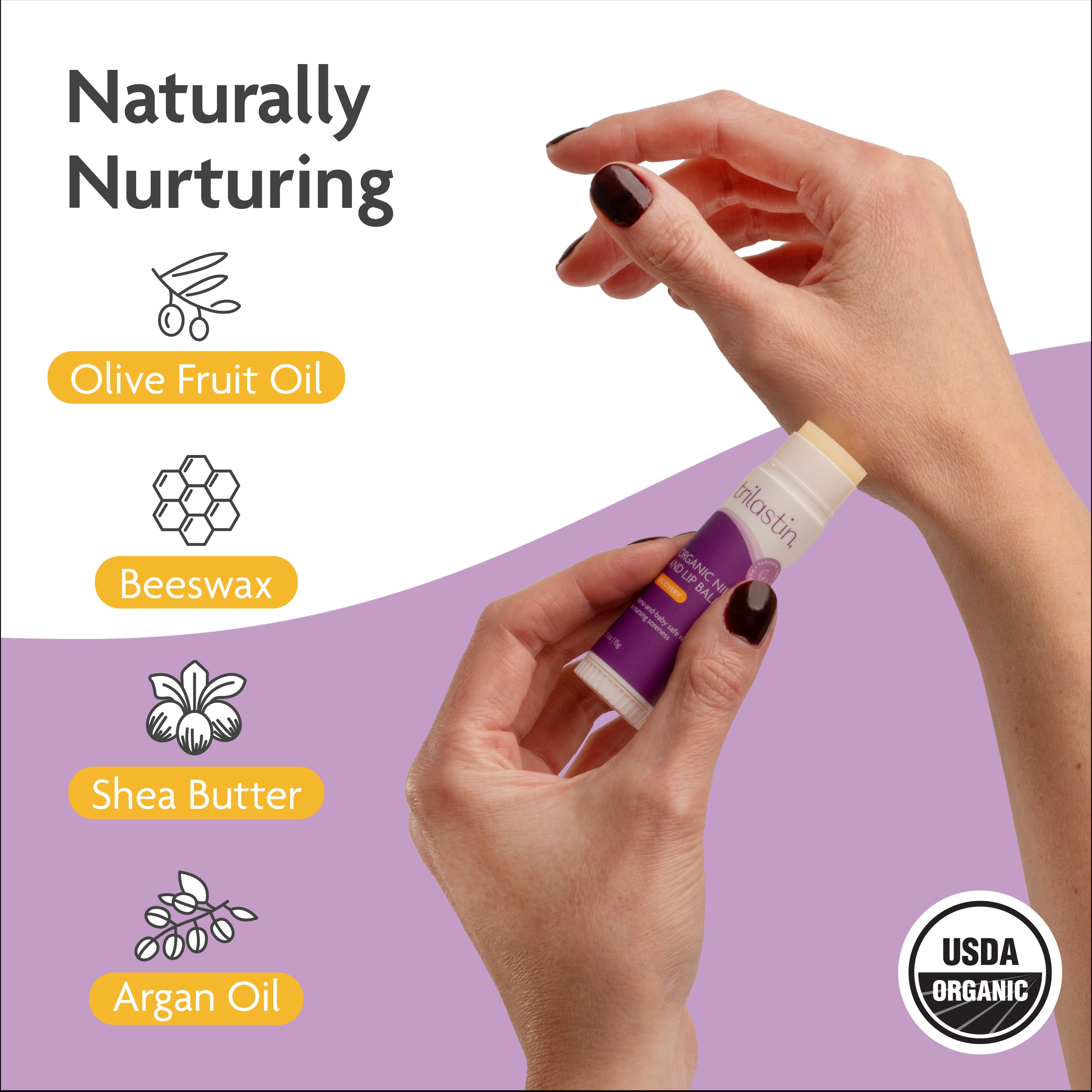 TriLASTIN Organic Nipple & Lip Balm - TriLASTIN
