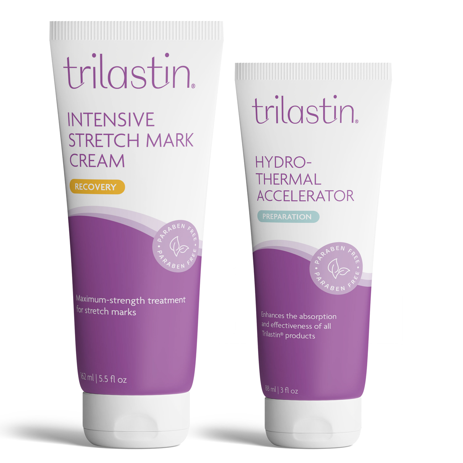TriLASTIN Maternity Stretch Mark Prevention Cream - Trimester 3-pack