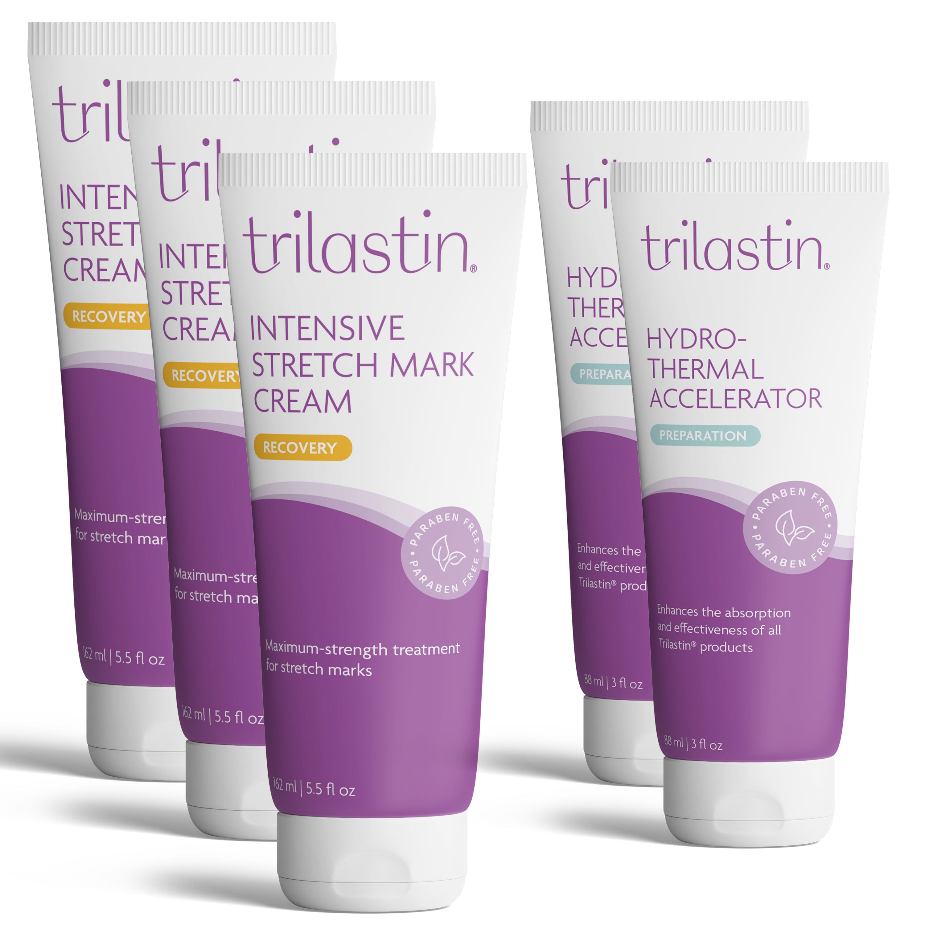 TriLASTIN Stretch Mark Treatment Routine - 3 Month Supply