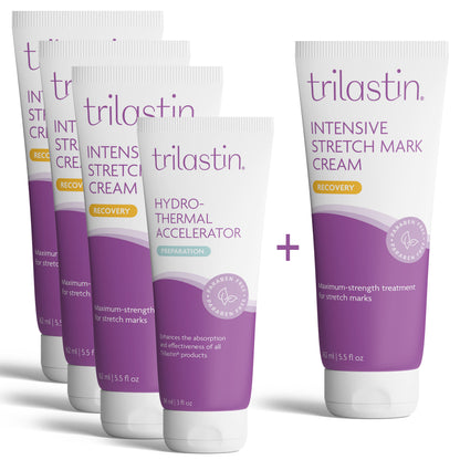 TriLASTIN Stretch Mark Treatment Routine - Stock Up Bundle