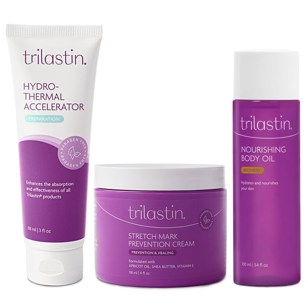 TriLASTIN Maternity Stretch Mark Prevention Routine - Prevent