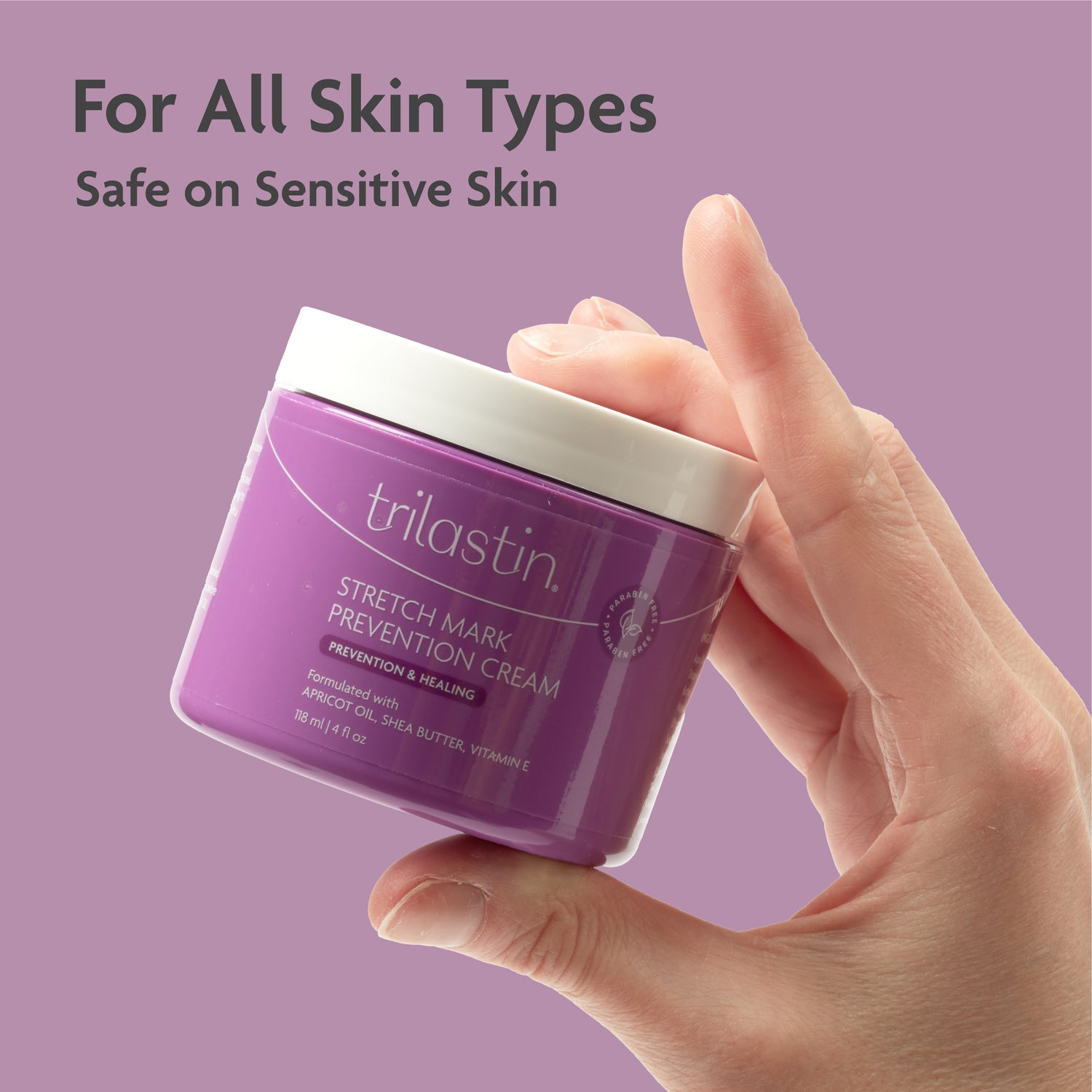 TriLASTIN Maternity Stretch Mark Prevention Cream - Trimester 3-pack