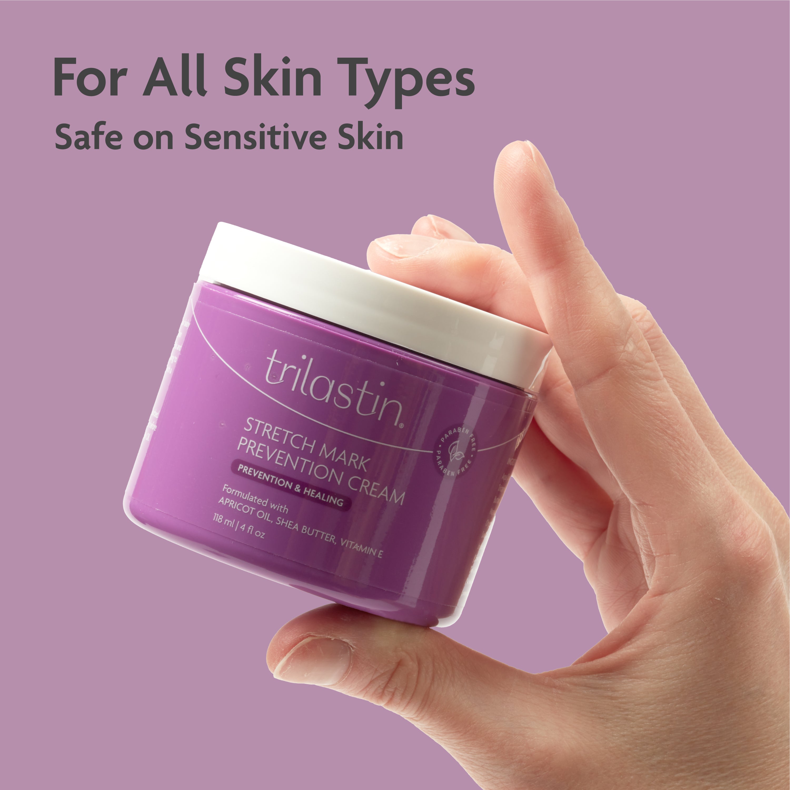 TriLASTIN Maternity Stretch Mark Prevention Cream - Trimester 3-pack