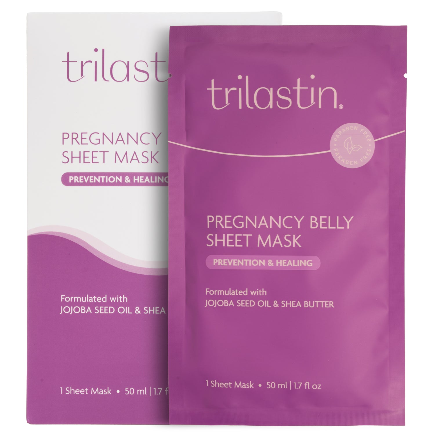 TriLASTIN Belly Masks for Pregnant Women - 1 Pack