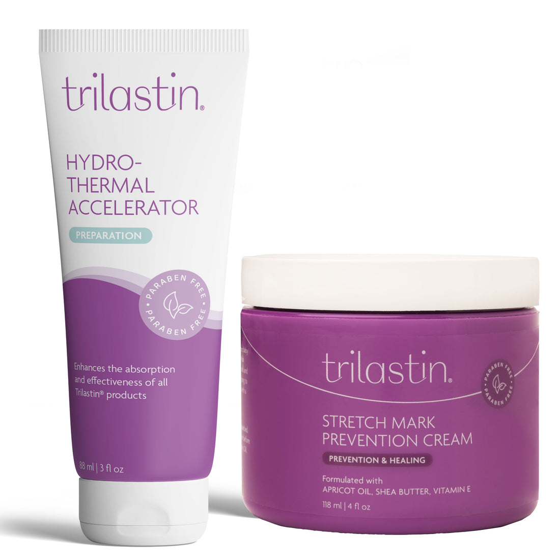 TriLASTIN Maternity Stretch Mark Prevention Duo - Cream, Serum - TriLASTIN
